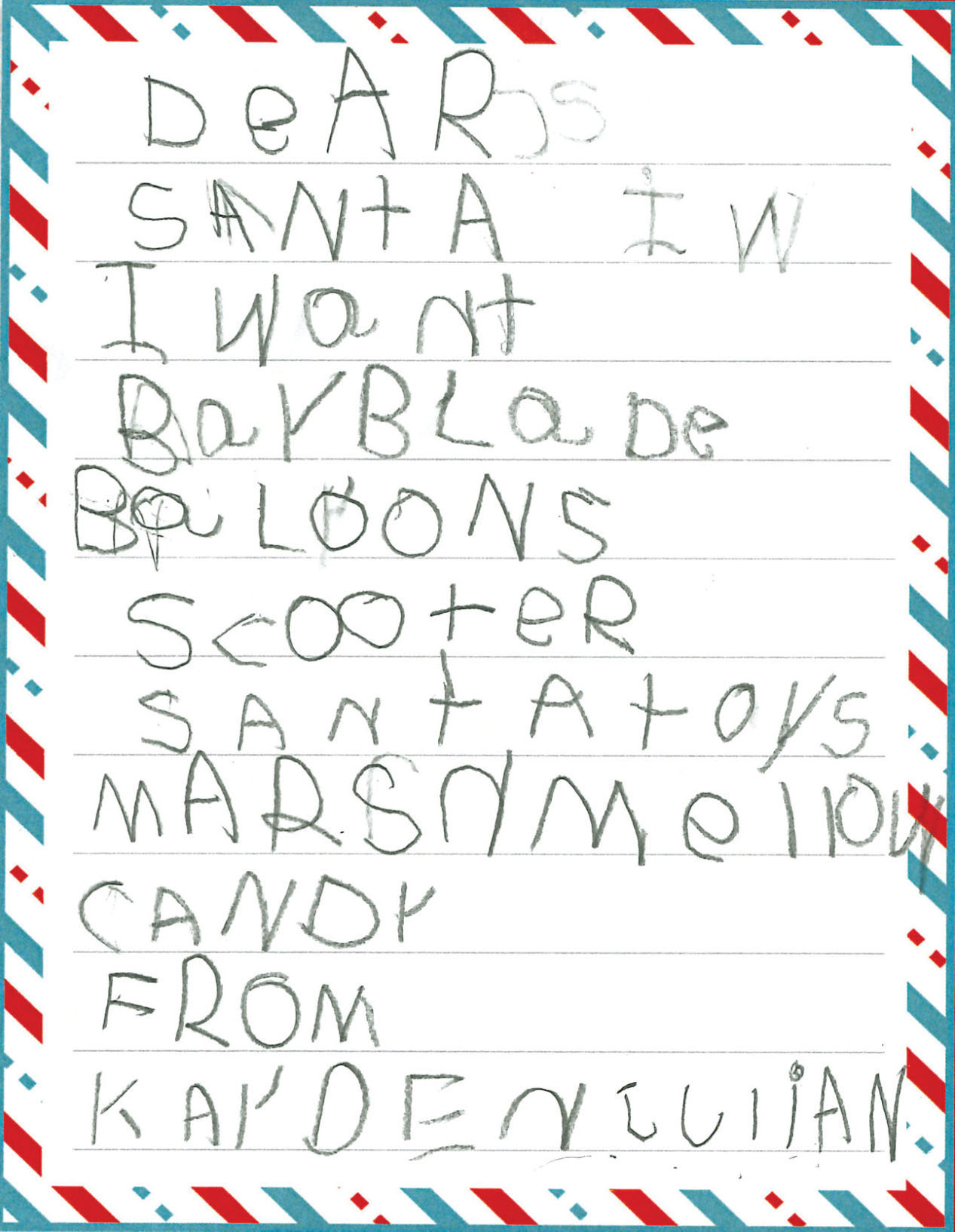 Letters to Santa